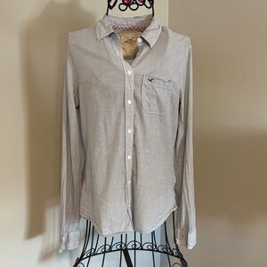 Hollister Womans Lightweight blue Casual Shirt